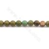 Chinesischer Jaspis runde Perlenkette Durchmesser 6-10mm Loch 0.6-1mm Länge 39~40cm/Strang