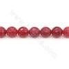 Dyed HanBai Jade Beads Strand Faceted Round Diameter 6-10mm Hole 1mm Length 39~40cm/Strand