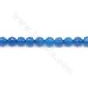 Dyed HanBai Jade Beads Strand Faceted Round Diameter 8mm 1mm Approx. 48Beads/Strand