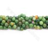 Dyed HanBai Jade Beads Strand Faceted Round Diameter 10mm Hole 1mm Approx . 39Beads/Strand
