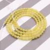 Natural Lemon Jade Beads Strand Faceted Round Diameter 3mm Hole 0.8mm Approx.120Beads/Strand