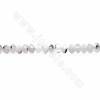 Natürliche Mondsteinperlen Strang facettierter Abakus Größe 2x4mm Loch 1mm Ca. 152 Perlen/Strang
