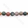 Natural Moss Agate Beads Strand Round Diameter 8mm Hole 1.2mm Approx. 48Beads/Strand