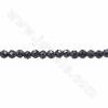 Synthesis Blue Goldstone Beads Strand Faceted Round Diameter 3mm Hole 0.8mm Approx. 120Beads/Strand