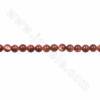 Synthesis Goldstone Beads Strand Round Diameter 2mm Hole 0.5mm Approx. 160Beads/Strand