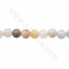 Natürliche Amazonit Perlen Strang Rund Durchmesser 3 mm Loch 0,8 mm Ca.130 Perlen/Strang