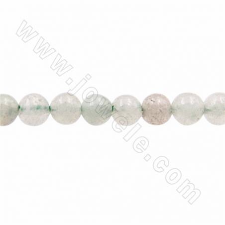 Filo di perle di giada birmana naturale Diametro rotondo 2 mm Foro 0,8 mm Circa 160 perle/filo