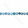 Fili di perline di apatite naturale sfaccettate rotonde diametro 4 mm foro 0,8 mm circa .100 perline/filare