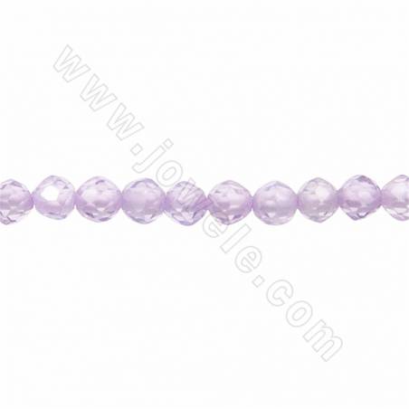 Synthesis Zirconia Beads Strand Faceted Round Diameter 2mm Hole 0.5mm Approx.160Beads/Strand