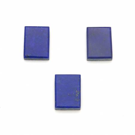 Cabochão de Lápis-lázuli  em forma de Retangular  Tamanho 8x12 mm  2pçs/pacote.