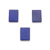 Cabonchons en Lapis-lazuli  rectangle  Taille 8x12mm 2pcs/paquet