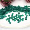 Natural  Green Agate Cabochons  Round  Size 3mm  30pcs/pack