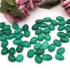 Grüne Achate ovale Cabochons 15x20mm x 10 Stck / Packung