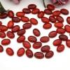 Rote Achate ovale Cabochons 10x14mm x 10 Stck / Packung