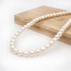 White Fresh Water Pearl Beads Strand Round Size 8~9mm Hole 1mm 15~16" /Strand