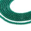 Synthesis Emerald Beads Faceted Round Diameter 2mm Hole0.5mm 39-40cm/Strand