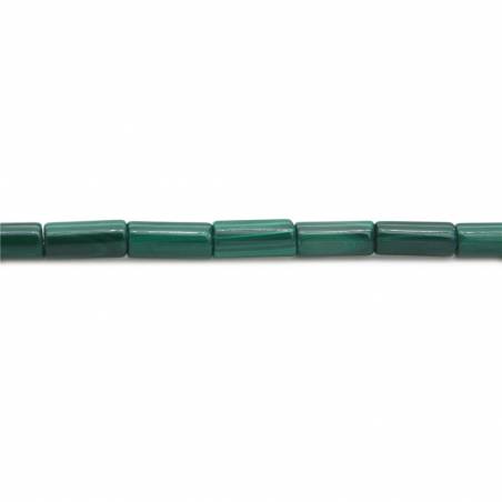 Perline di malachite verde naturale Dimensione della colonna 4x9mm foro 1mm circa 49 perline/filo 15~16"