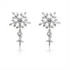 CZ 925 Sterling Silver Stud Earring Findings, For Half-Drilled Beads, Leaf, Size 19x11mm, Pin 0.6mm, Tray 3.3mm, 6pcs/pack