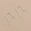 Crochets d'oreille avec anneau en argent 925  Taille 11x16mm  diamètre du fil 0.8mm trou 1.0mm 20pcs/paquet