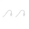 925 Sterling Silver Earring  Hook Ear Wire Size 9x15mm  Pin 0.7mm  Hole 1.5mm  20pcs/Pack