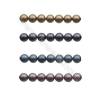 8mm Matte Shell Pearl Round Beads  Hole 0.8mm  about 50 beads/strand  15~16"