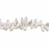 Perlas de agua dulce cultivada natural Tamaño10~15x5~8mm Agujero0.6mm Longitud 39-40cm/tira