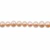 Natural Pink Fresh Water Pearl Beads Strand Nearround  Size 8~9mm Hole 0.7mm 15~16"/Strand