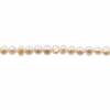 Natural White Fresh Water Pearl Strand Beads Irregular Size 3~4mm Hole 0.4mm 15~16"/Strand