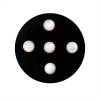 白い貝の真珠の母 Cabochons の円形の直径 3mm 30pcs/パック