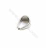 304 Stainless Steel Pinch Bail  Size 11x7mm  150pcs/pack