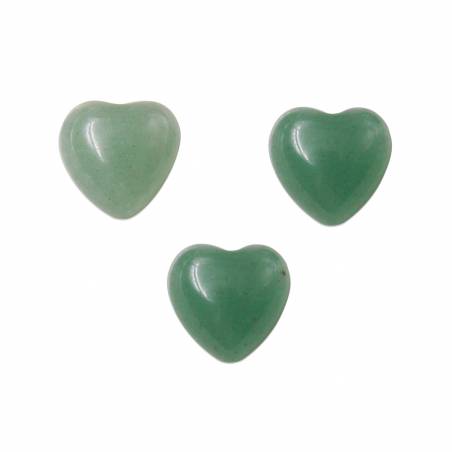 Cabochon di avventurina verde naturale Dimensione cuore 12×12 mm 10 pezzi/confezione