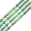 Natural Green Grass Agate Beads Strand Faceted Round Size 3mm Hole 0.6 mm Length 39-40cm /Strand