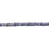 Natürlicher blauer Fleck Jaspis Perlen Würfel Größe 4x4mm Loch 0.8mm 39-40cm/Strang
