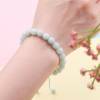 Natürlicher Amazonit Armband Perlen 8mm Länge 16.5cm