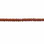 3x4mm naturale rosso diaspro perline filo sfaccettato Abacus foro 0,8 millimetri circa 135 perline / filo 15 ~ 16 "