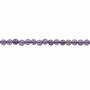 紫晶串珠 圓形 直徑3毫米 孔徑0.7毫米 長度39-40厘米/條