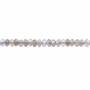 Labradorite abakusperlenförmige Perlenkette 4x6mm Durchmesser des Loch 0.8mm ca. 125 Stck / Strang 15~16"