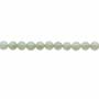 Jadeit runde Perlenkette Durchmesser 7mm Durchmesser des Loch 1mm ca. 56 Stck / Strang 15~16"