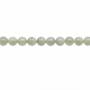 Perline di giadeite naturale filo Diametro rotondo 9 mm foro 1 mm circa 45 perline / filo 15 ~ 16 "