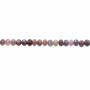 Perline di zaffiro naturale rubino filo sfaccettato Abacus Dimensioni 4x6mm Foro 0,8mm circa 90 perline / filo 15~16"