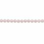 粉摩根石串珠 圓形 直徑8毫米 孔徑1毫米 長度39-40厘米/條