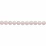 10 mm naturale Morganite perline filo foro rotondo 1 mm circa 40 perline / filo 15 ~ 16 "