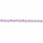 Natural Light Amethyst Beads Strand Faceted Round Diameter 3mm Hole 0.6mm About 124 Beads/Strand 15~16"