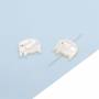 Rangée de perles éléphant en nacre blanche, Taille 12x14mm, Trou 0.7mm, 15 perles/rangée