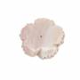 Perles de nacre rose fleuries, 28mm, trou 1mm, 2pcs/pack