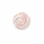 Rose de nacre rose Taille25mm Trou1mm 2pcs/Pack