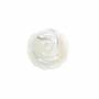 白色薔薇形マザーオブパール　貝殻 30mm 　穴長径1.0mm　x 2個/パック