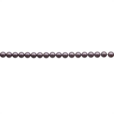 Perlas de concha nácar electrochapada Diámetro4mm Agujero0.6mm Aproxi 96cuentas/tira