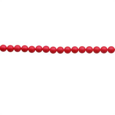 Шар 6мм бусы из перламутра разного цвета  гальванические шарики  отв.0.8мм  примерно 66 бусинок/нитка  длина 39-40см