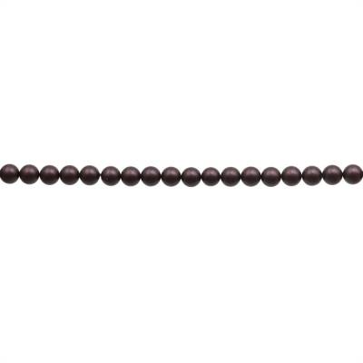 Multicolore perles nacrées ronde sur fil  6mm de diamètre trou 0.8mm 66perles/fil Environ15~16"